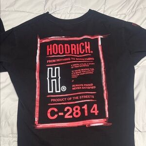 Hoodrich C-2814 Graphic Short Sleeve Tee - Black/Red